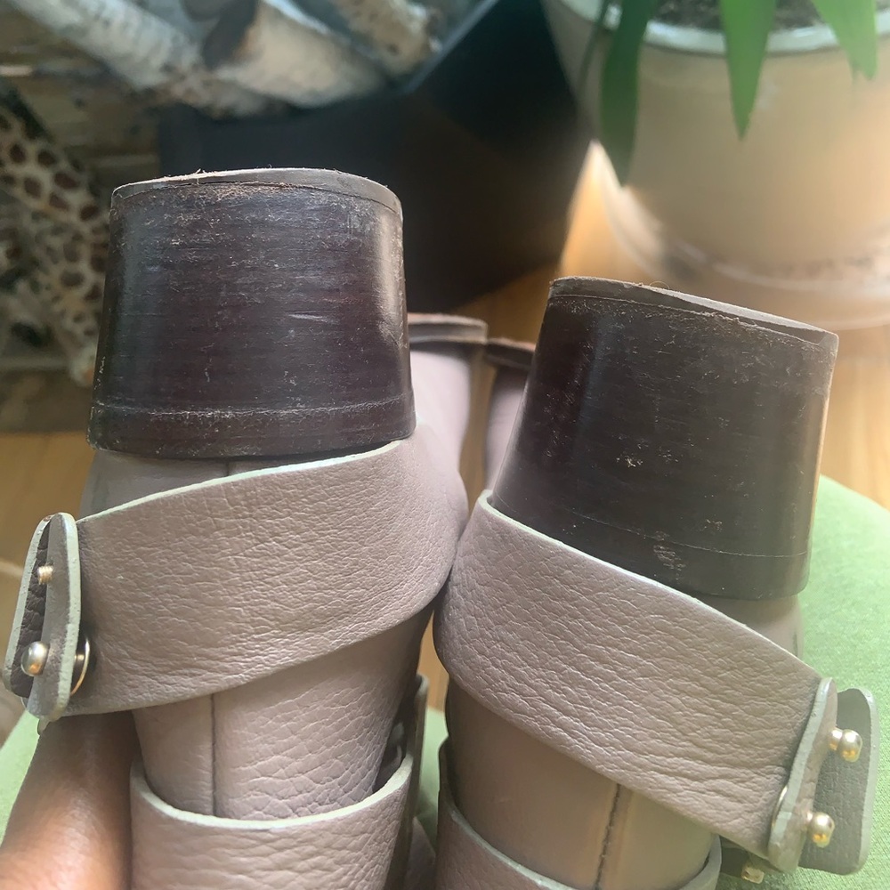 Chloe Erin Prince Buckled Mid Calf  Riding Boots - Picture 12 of 15
